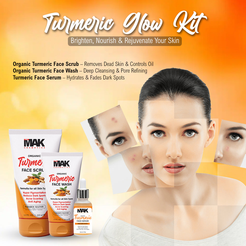 TURMERIC SKINCARE KIT (PACK OF 3)